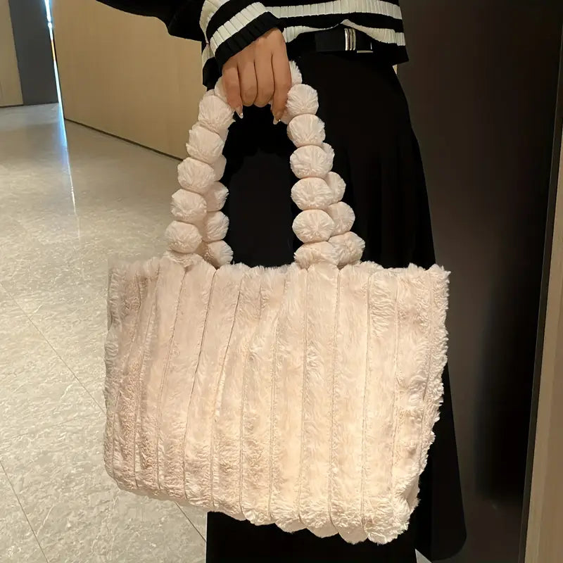 ふわふわしたトートバッグ