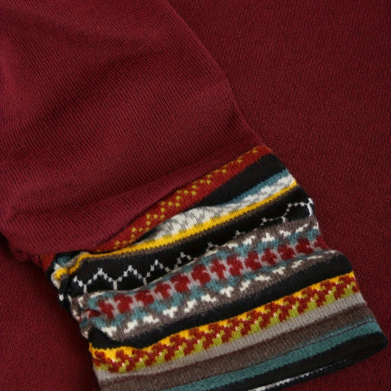 SIERRA Boho Patchwork Hoodie