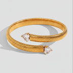 Textured Heart Bracelet