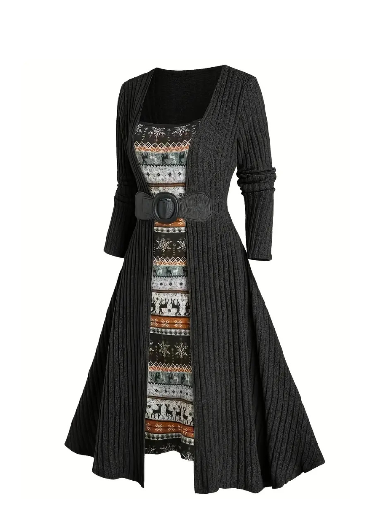 Liora Elegance Cardigan Dress