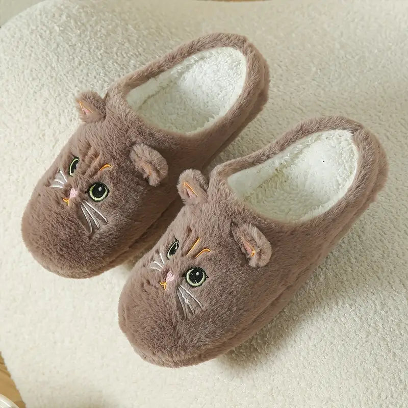 ルナ - 猫のぬいぐるみスリッパ
