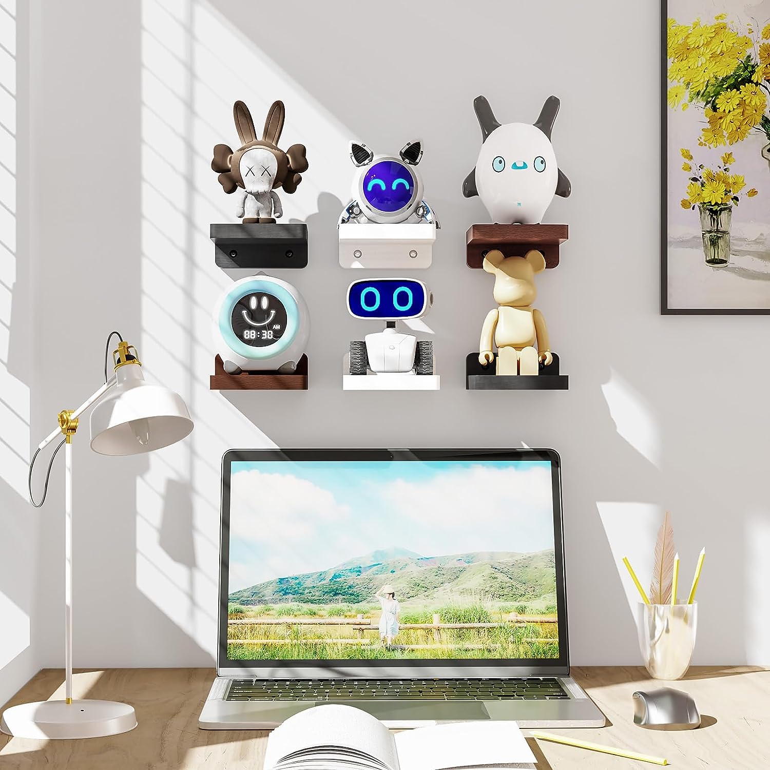 ヘブンフローティングシェルフ -  4のセット